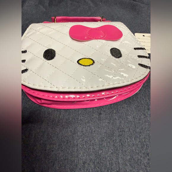 Other - Hello Kitty Pink and White Quilted Bag